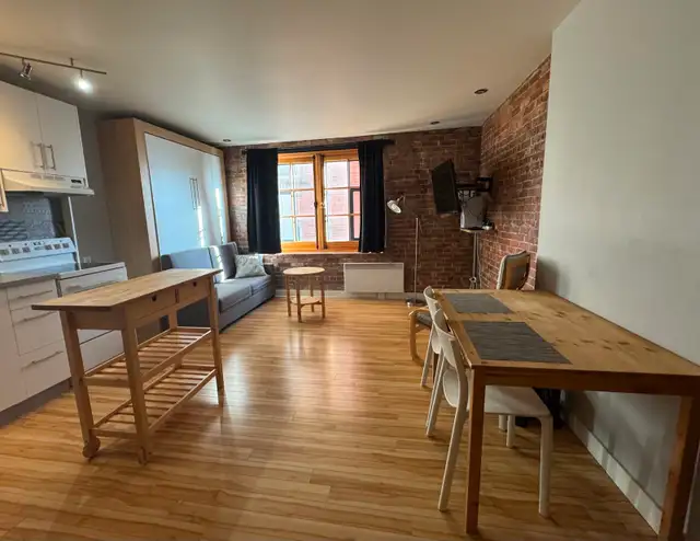 Furnished Studio for Rent in Old Quebec