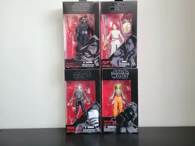 Star Wars Black Series Rey Kylo Hera Jyn Ahsoka 6in, View more