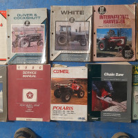 Various tractor manuals $20-$30 each 
