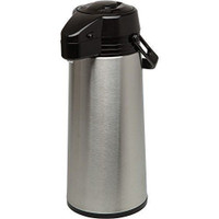 STAINLESS STEEL INSULATED PUMP CARAFE 2 L HOT OR COLD BEVERAGES