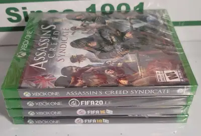 Sealed Xbox One Games Pack of 4, View more
