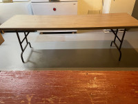 Folding Table. 90 “ long., 27 wide and 29 high
