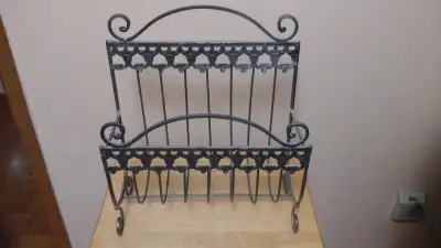 MAGAZINE  HOLDER  RACK  STEEL, View more