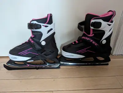Softec 'Vibe' Adjustable Kids Recreational Ice Skates s 11-2 NEW, View more