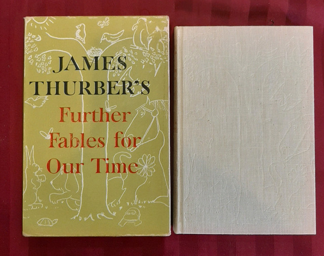 Vintage book James Thurber's Further Fables for Our Time in Fiction in Owen Sound