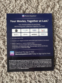 Movie digital codes