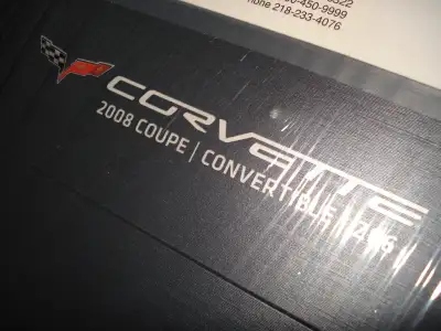 2008 Corvette Coupe / Convertible—SALES Kit (BRAND NEW Dealer Only Collector Item) SALES CATALOG in...