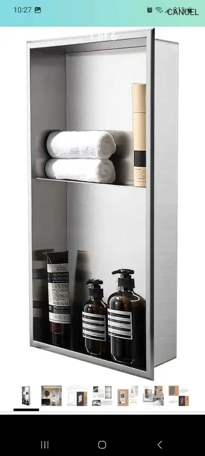 Stainless Steel Shower Caddy 12×24" heavy duty brand new , View more