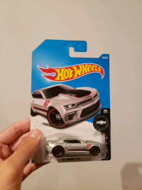 2017 Hot wheels Camaro Fifty series 2016 Chevy Camaro SS grey