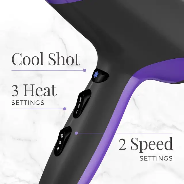 Remington Damage Protection Hair Dryer 2 Speed Purple in General Electronics in Markham / York Region - Image 5