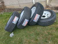 Set of 4 Trailer Tires