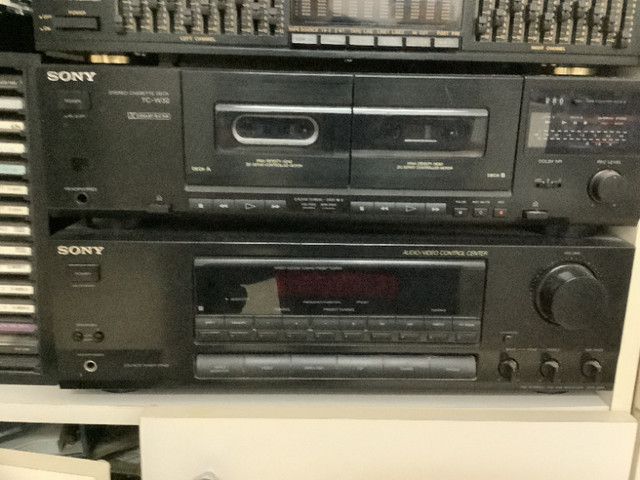 Système de son Sony TC-W-32 $99,00 a double lecteur de cassette dans Chaînes stéréo  à Lanaudière