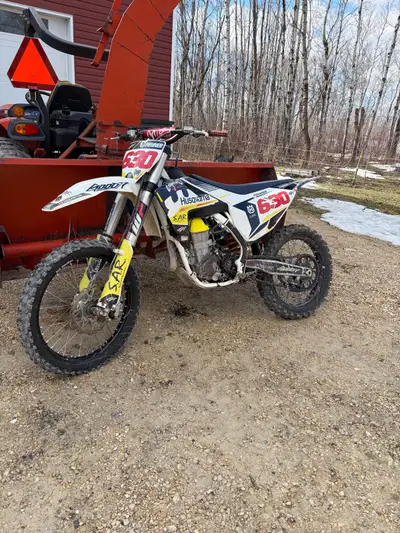 2016 husky 450. Bike is in great condition and runs even better it comes with a Fmf muffler and new...
