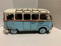 1967 Volkswagen Bus Metal Sculpture Model