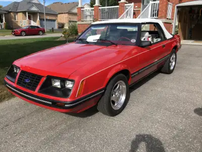 YES it is available. Really nice 1983 Mustang "GLX" Convertible. Car is from Kansas City, USA, now i...