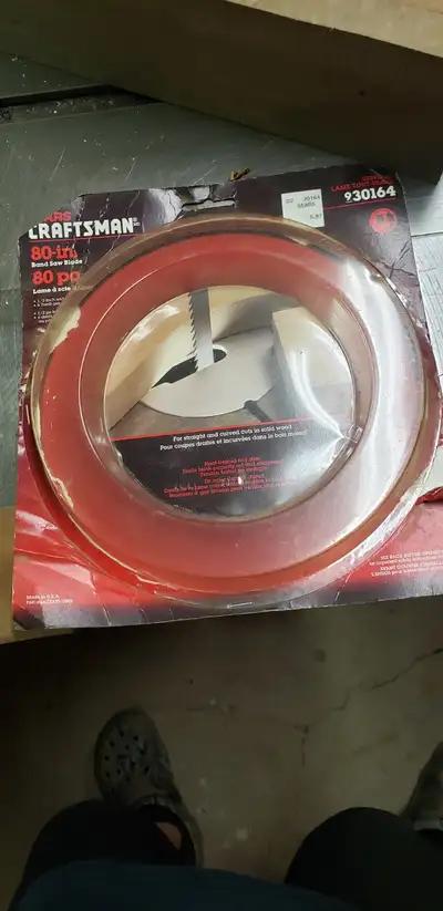 $30 SEARS CRAFTSMAN 80 INCH BANDSAW BLADES - 5 OF THEM:, View more