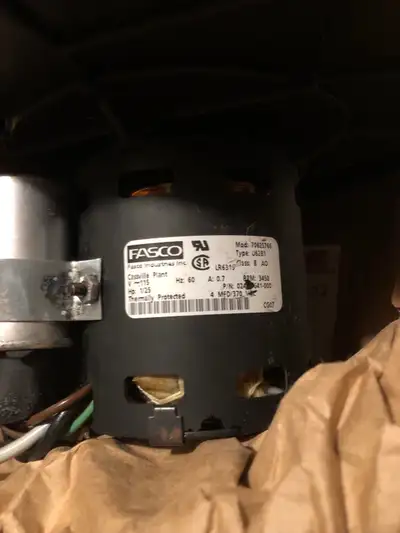 Furnace vent with motor , View more