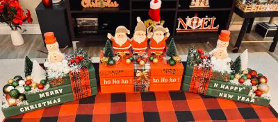 ✨ Handcrafted Christmas Wood Blocks – Bring the Magic Home! ✨ Transform your home into a festive won...