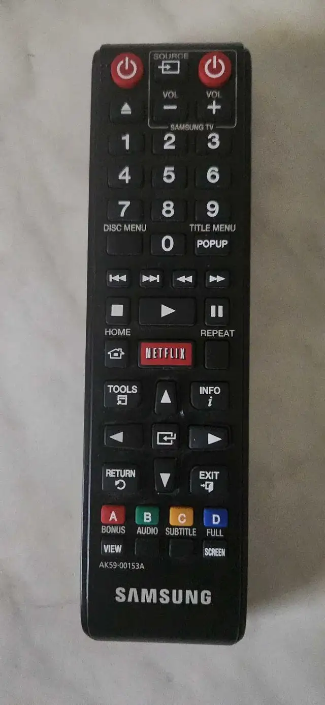 Samsung Television Remote Control64319062914434120