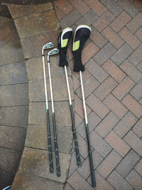 Left handed junior golf clubs - Driver 1,5 -Irons 7, 9