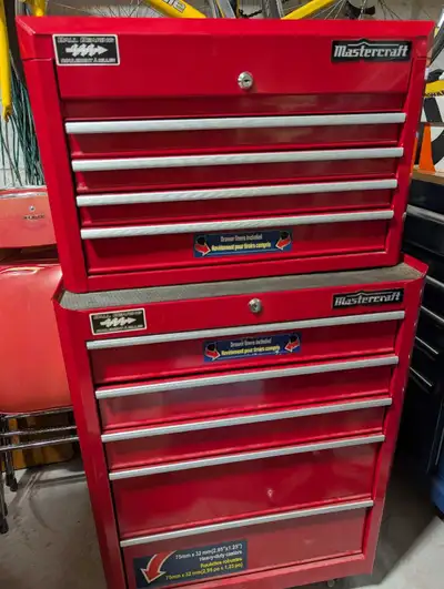 Mastercraft tool chest, View more