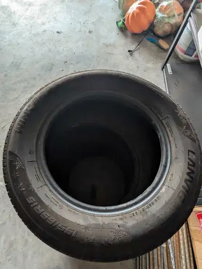 For sale is a set of Wintergrip winter tires, size 195/65R15, perfect for providing enhanced tractio...
