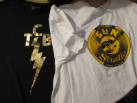 ELVIS PRESLEY T Shirt TCB Sun Studios Record Graceland Vintage