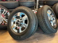 11. All Season GMC Sierra Chevy Silverado 2500 OEM rims and tire