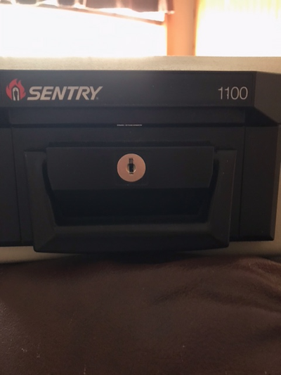 Sentry 1100 Portable Fire Safe Security Box Chest Lockbox with 2, View more