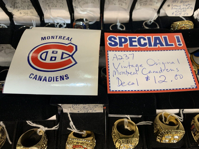 Vintage Montreal Canadiens 1970s Decal Sticker Showcase 319 in Arts & Collectibles in Edmonton