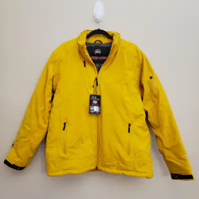 New Stormtech H2Xtreme Men’s XL Gold Waterproof Jacket with Hood, View more