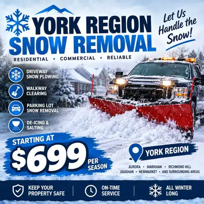 YORK REGION SNOW REMOVAL SERVICES , View more