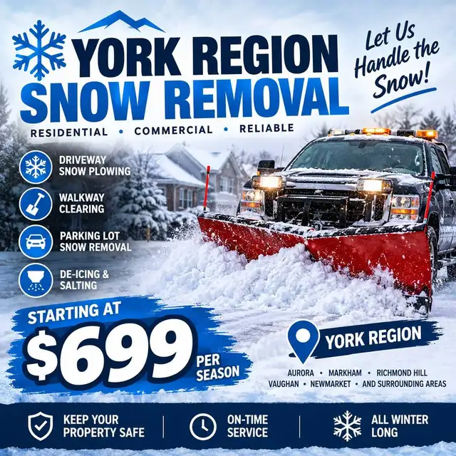 YORK REGION SNOW REMOVAL SERVICES 