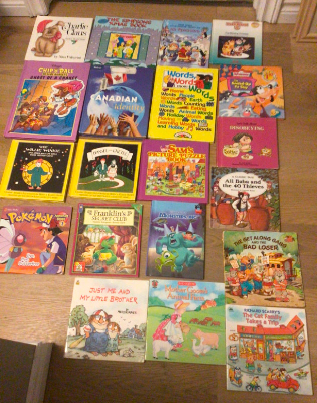 KIDS HARDCOVER SOFTCOVER BOOKS (20) in Children & Young Adult in Moncton