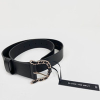 SZ S/M B-LOW THE BELT  ANABELLA LEATHER BELT Made in Italy $180