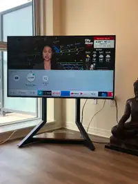 Samsung 50” Tv with FITUEYES stand