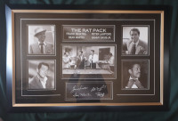 The Rat Pack framed picture with signatures