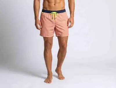 GILI'S Men's Komodo Swim Shorts, Orange/ Navy, XXL, View more