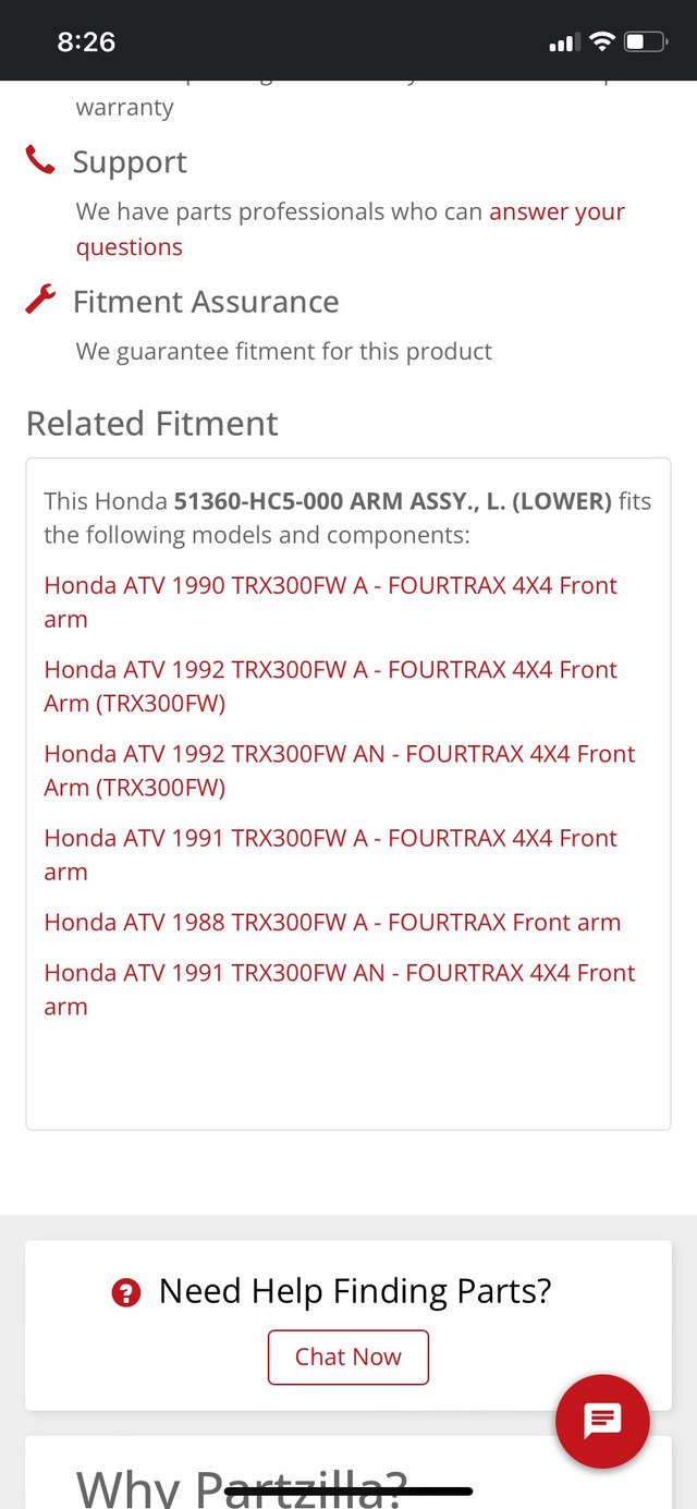 Honda trx300fw 4x4 a-arm in ATV Parts, Trailers & Accessories in Saint John - Image 2