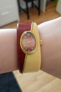 Vintage 1950's Dior watch and 5 Bangle Vintage bracelets