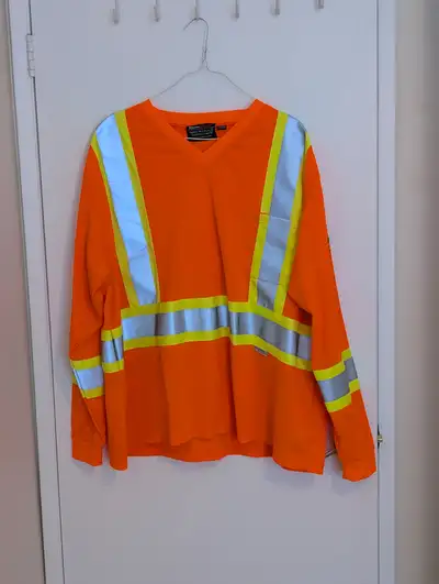 XXXL safety / traffic work shirt, View more