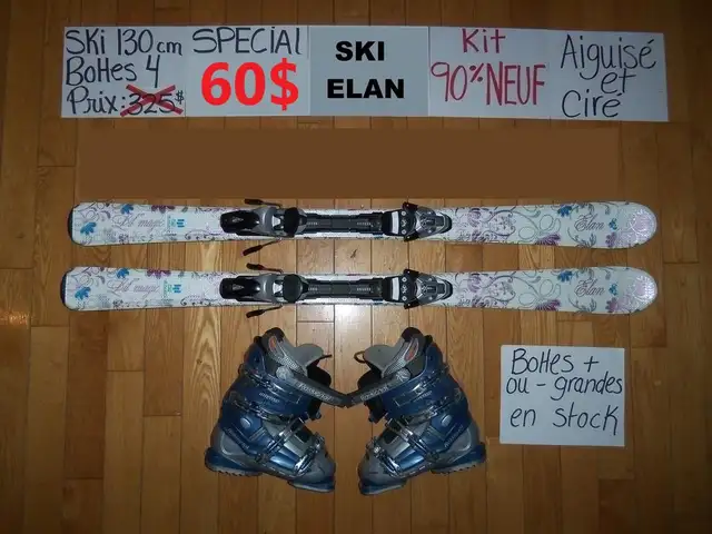 Plusieurs ensembles kit de ski alpin et twin tip 130 140 cm in Ski in Drummondville - Image 10