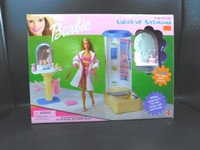 1999 BARBIE LIGHT-UP BATHROOM ROOM SET NEW IN BOX MATTEL 67555