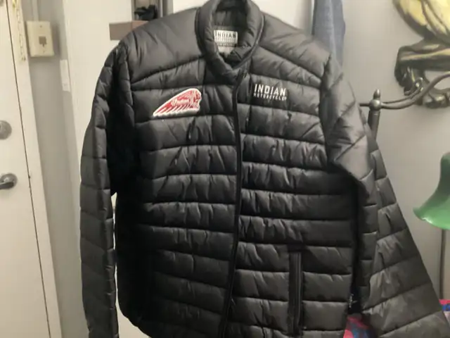 4 INDIAN MOTORCYCLE COATS NEW XL $300 OBO 289-775-2457 in Motorcycle Parts & Accessories in Hamilton - Image 2