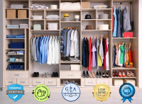 CUSTOM CLOSETS AND CABINETRY. FREE QUOTE!