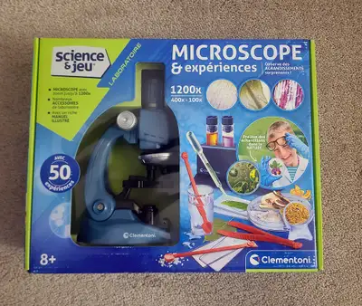 NIB - Clementoni 1200x Microscope for Kids, View more
