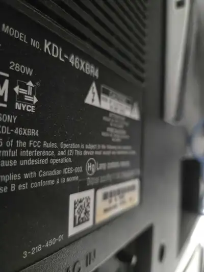 Titre Sony Bravia 46" LCD HDTV – Fonctionne parfaitement Prix 75 $ Description Téléviseur Sony Bravi...
