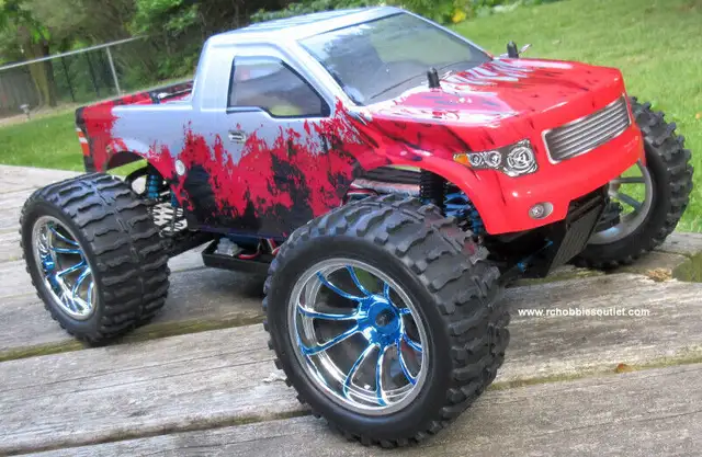 New RC Truck Brushless Electric LIPO 4WD RTR 1/10 Scale