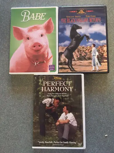 Disney DVDs EUC Babe The Black Stallion Returns Perfect Harmony, View more