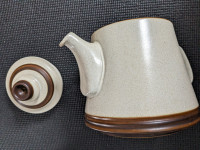 Denby England Potters Wheel Rust Tea Pot
